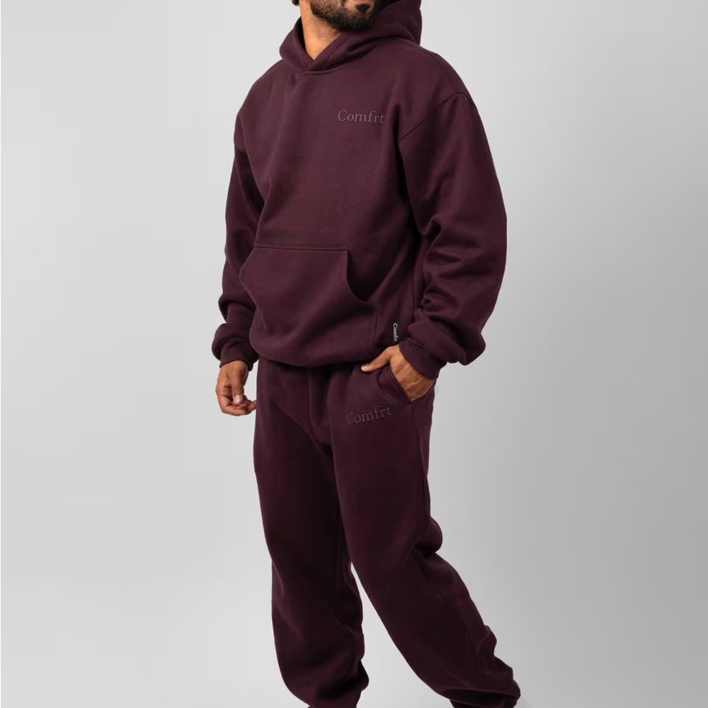 Elegant Women's Plum Hoodie - Picture 6 of 6
